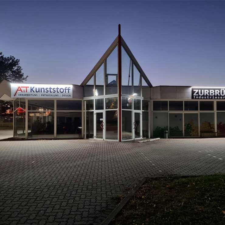 Firmengebäude A&T Kunststofftechnik via eingestellt online
